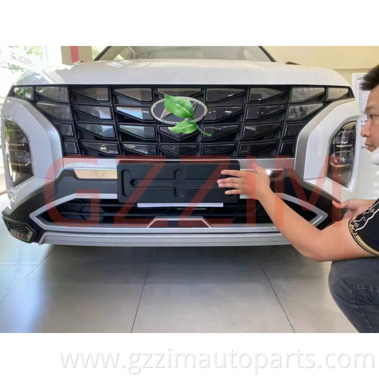 Front and Rear Bumper Board/Guard Board for Creta 2022 bumper protector